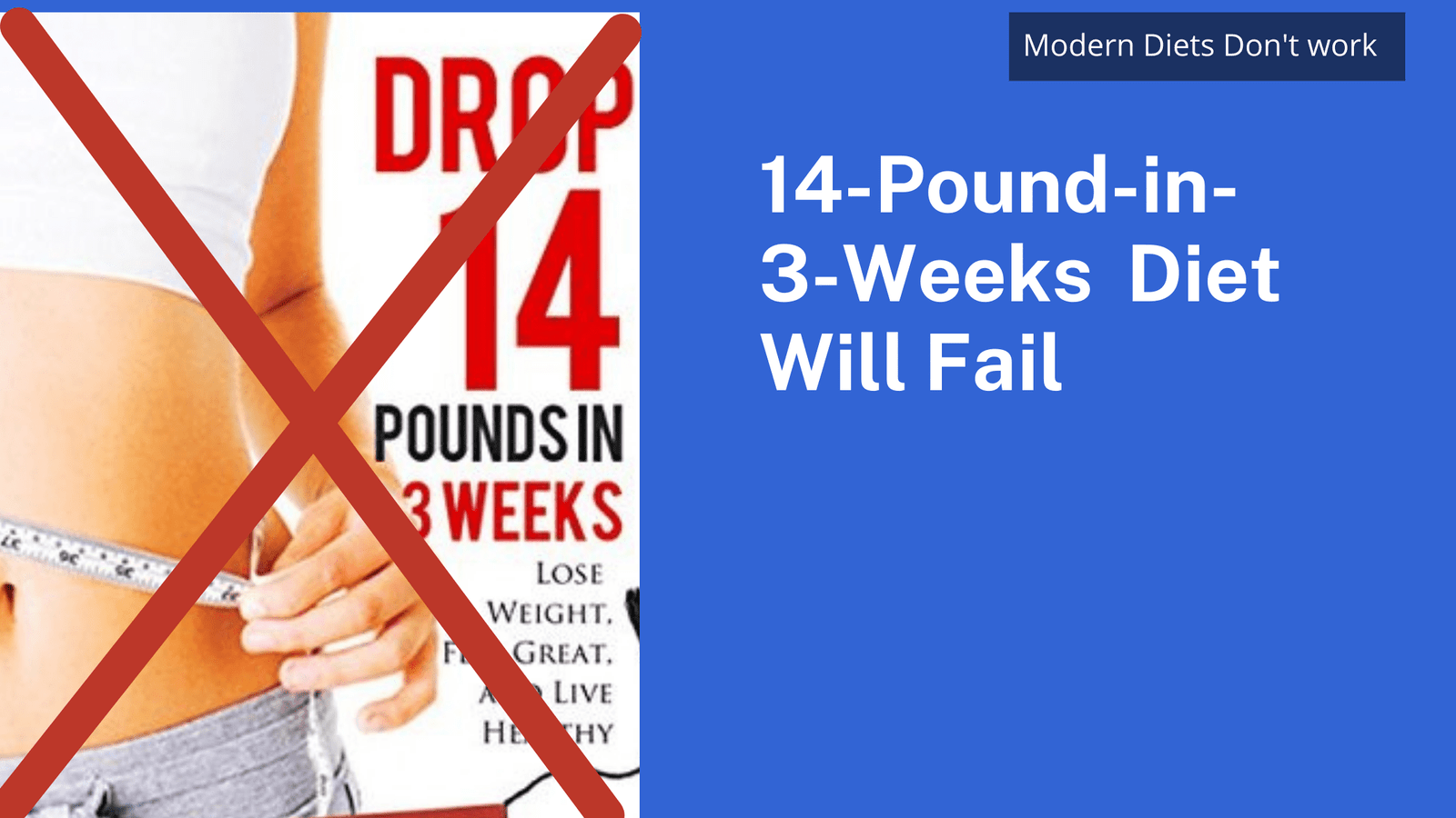 14 Pound in 3 Weeks Diet Will Failed 1