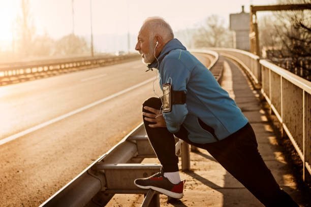 Best Exercises for Belly Fat over 60 - jogging men