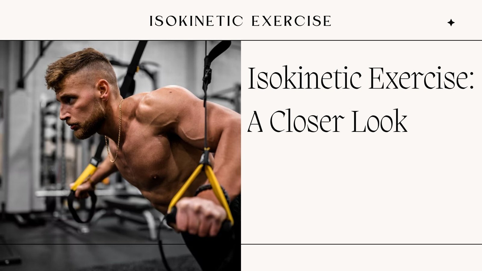 Isokinetic exercise