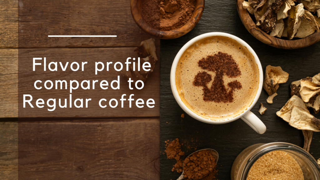 Flavor profile compared to regular coffee