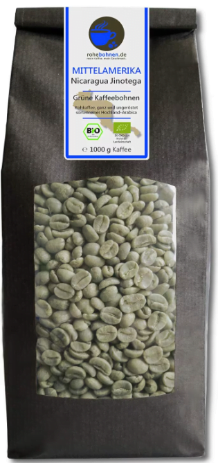 Organic Green Coffee Beans Nicaragua (Highland raw Coffee Beans 1000g)