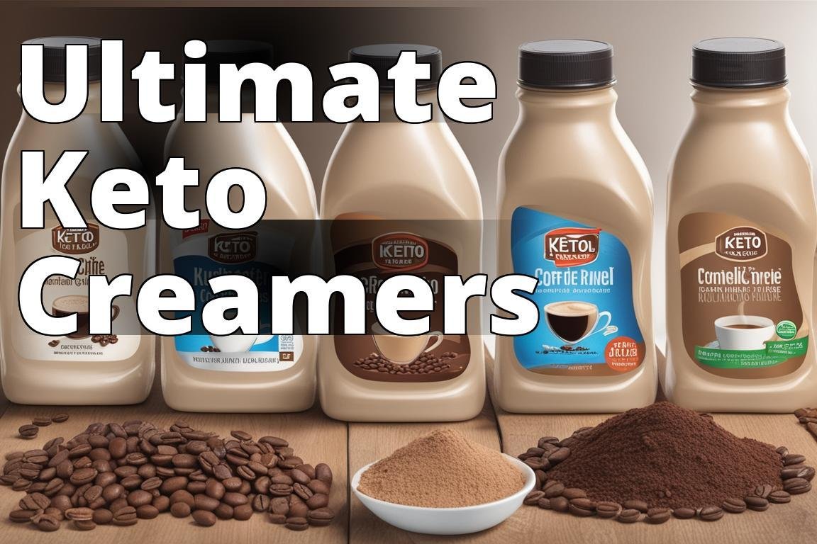 The featured image should showcase a variety of keto coffee creamer products